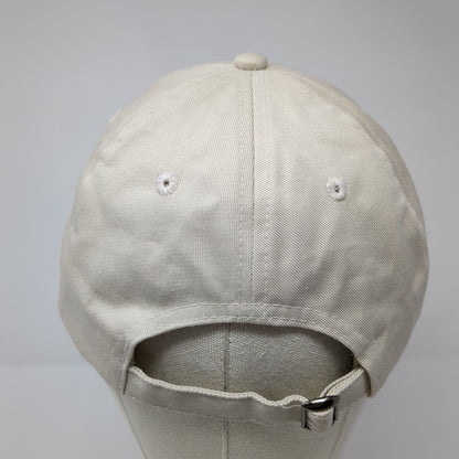 NASA Slideback Hat Tan One Size Adjustable Embroidered Prairie Mountain Cotton