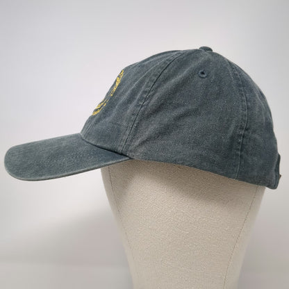 Adams Baseball Cap Green One Size Chesapeake Area Captains Hat Anchor Leather