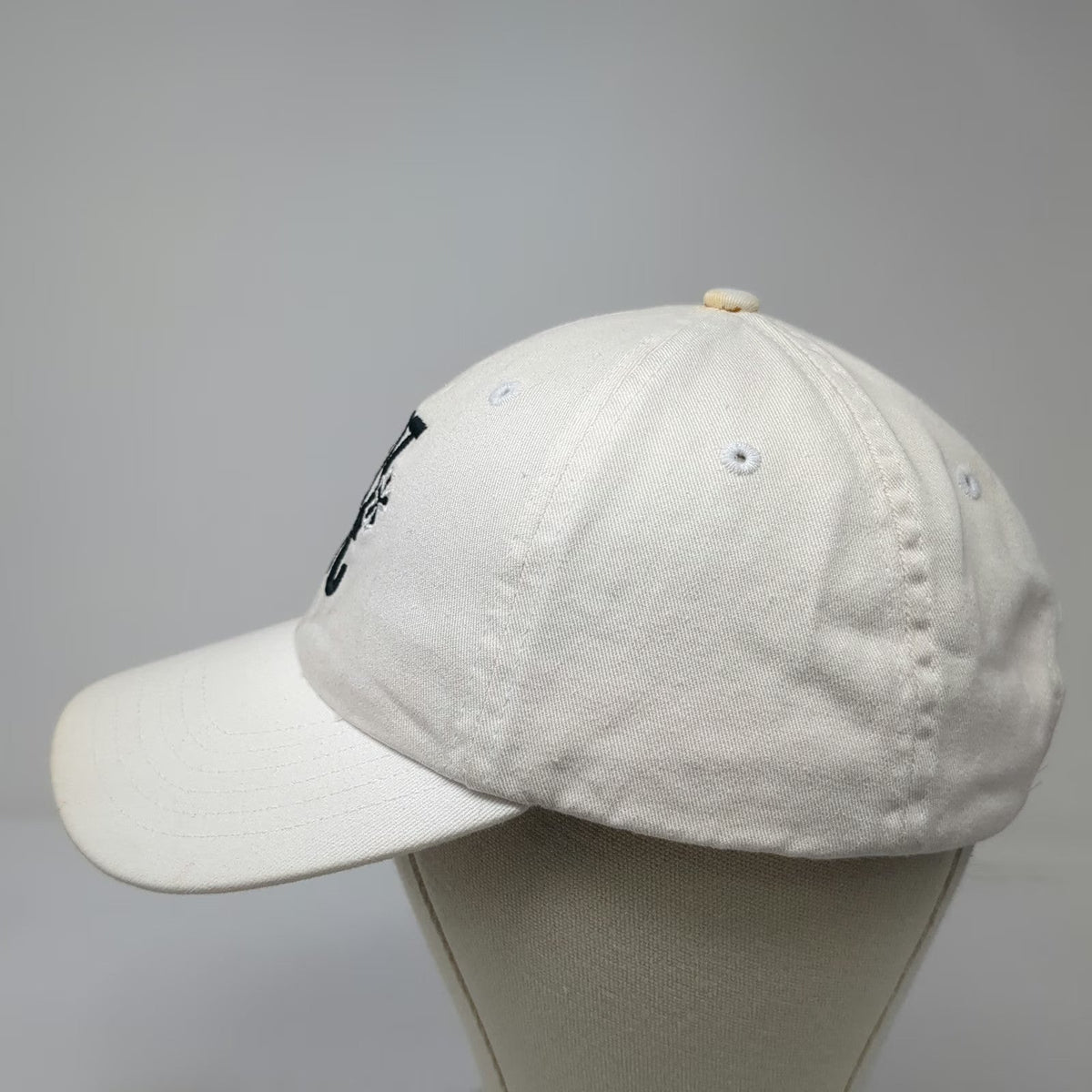 Fersten Worldwide White One Size Baseball Cap Hat DFIT MTC Embroidered Slideback