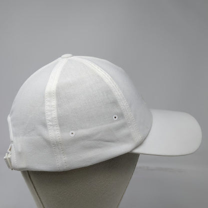 lululemon Baseball Cap White One Size Adjustable Slideback Polyester Logo Hat