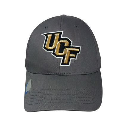 UCF Knights Strapback Hat Gray OSFA Embroidered Logo NCAA Adjustable