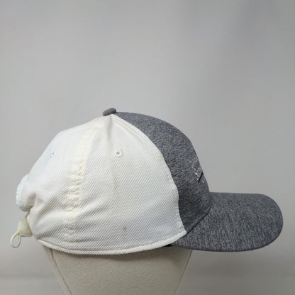 Del Web Stone Creek Golf Club Strapback Hat Gray OS Mid Fit Ahead Performance