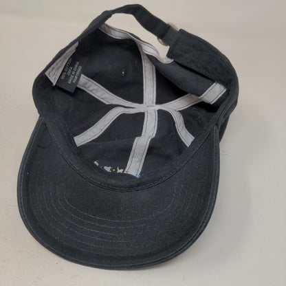 FRIENDS Slideback Trucker Hat Black OSFM Adjustable Embroidered Mesh Back