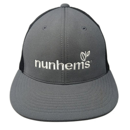 Pacific Headwear Baseball Cap Gray XL Nunhems BASF We Create Chemistry Mesh Hat