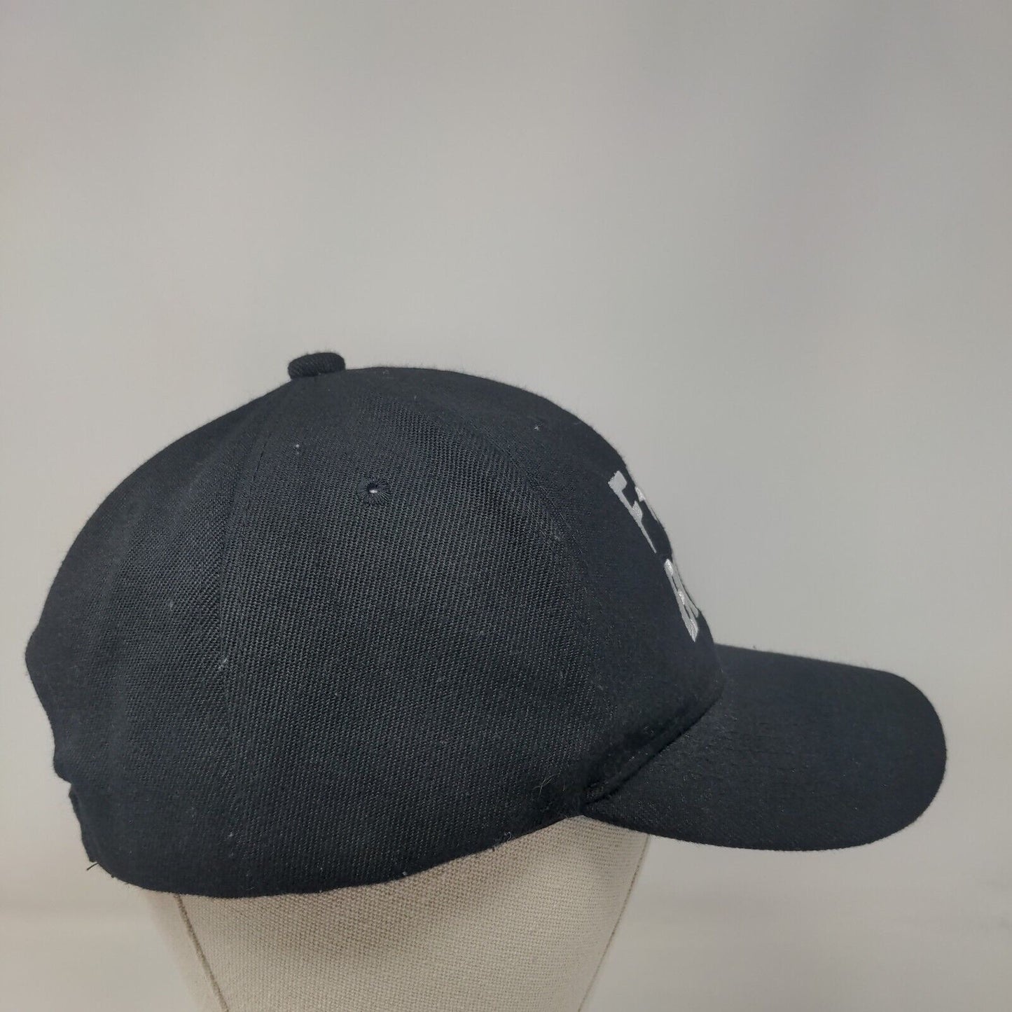 F**k Biden Strapback Hat Black One Size Embroidered Adjustable ChoKoLids