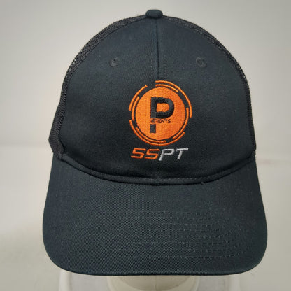 Port Authority Trucker Hat Black One Size SSPT Agents P Logo Snapback Mesh Hat