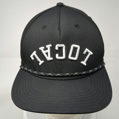 Cap America 5 Panel Black One Size Hat SOLV 50th Anniversary Rope Snapback