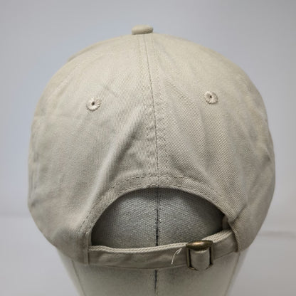 John Deere Baseball Cap Beige OSFM Stotz Equipment Side Logo Cotton Hat Slide