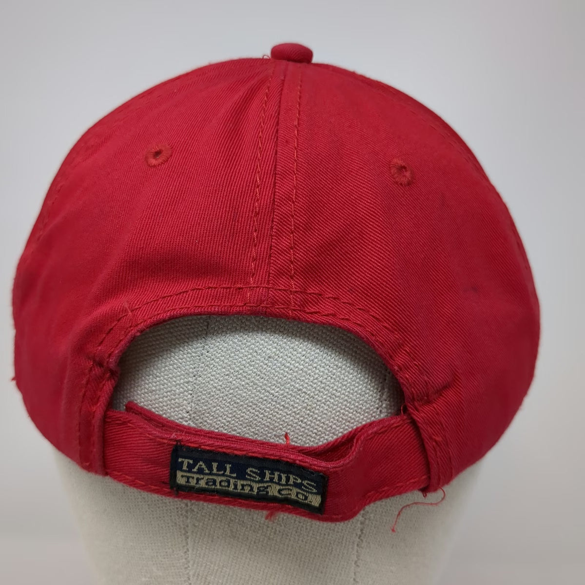 Tall Ships Trading Co. Baseball Cap Red One Size Confederation Bridge NB PEI Hat