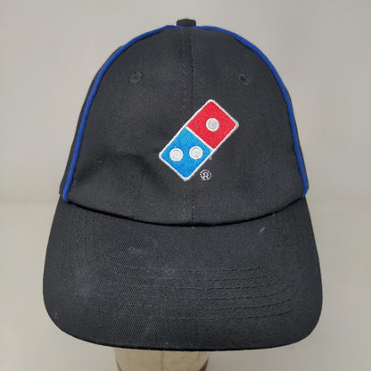 Domino's Gear Men's Strapback Hat Black Adjustable Embroidered Logo Employee