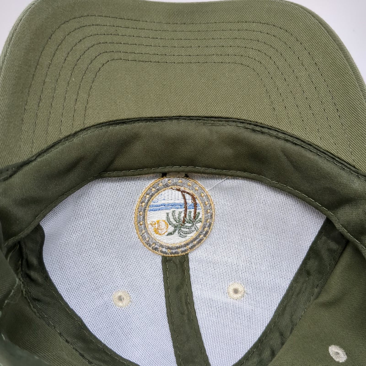 Green Baseball Cap One Size St. Maarten Martin Tropical Palm Tree Strapback Hat