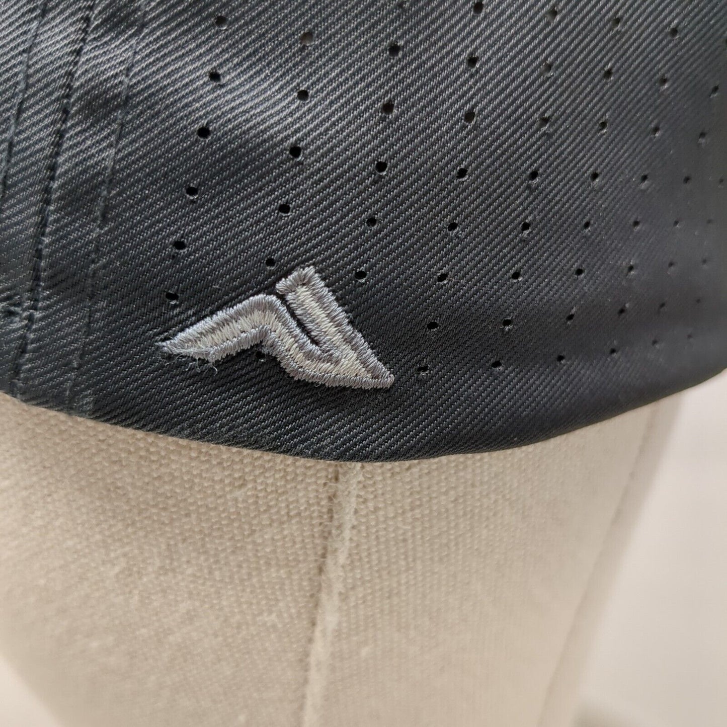 Letter N Fitted Hat Black XS Embroidered Flexfit Pacific Headwear