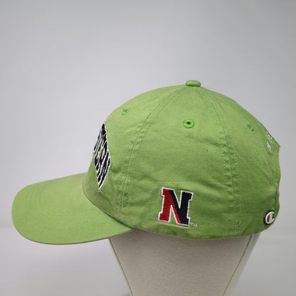 Champion Northeastern Huskies NCAA Green One Size Cap Hat Embroidered Slouch Paw