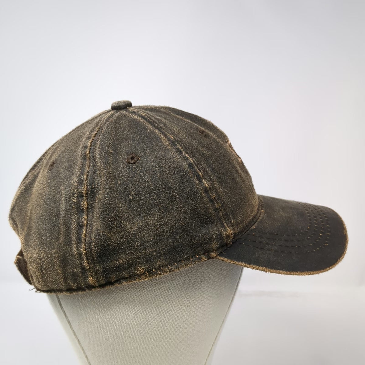 Outdoor Cap Baseball Cap Brown One Size Distressed Idaho Deer Strapback Hat