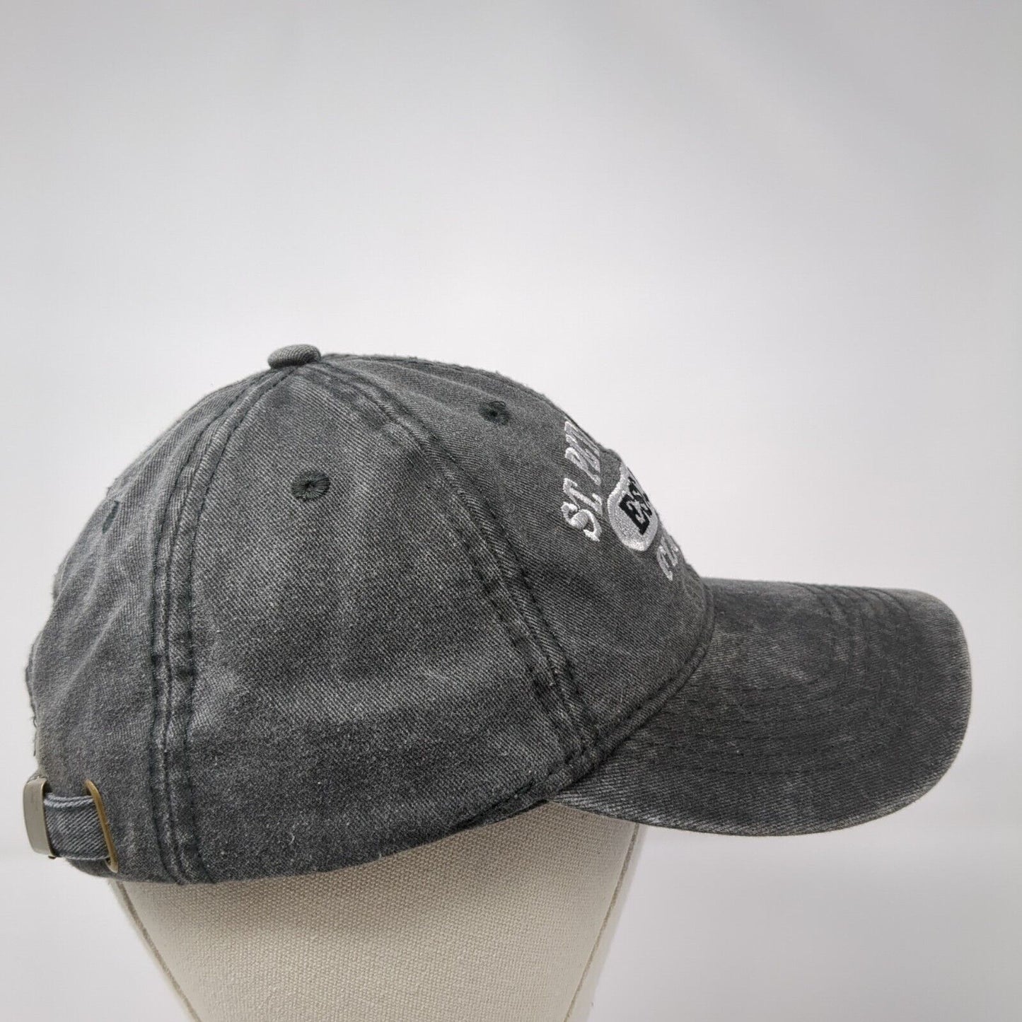 St. Pete Beach Florida Slideback Hat Gray One Size Adjustable 6 Panel