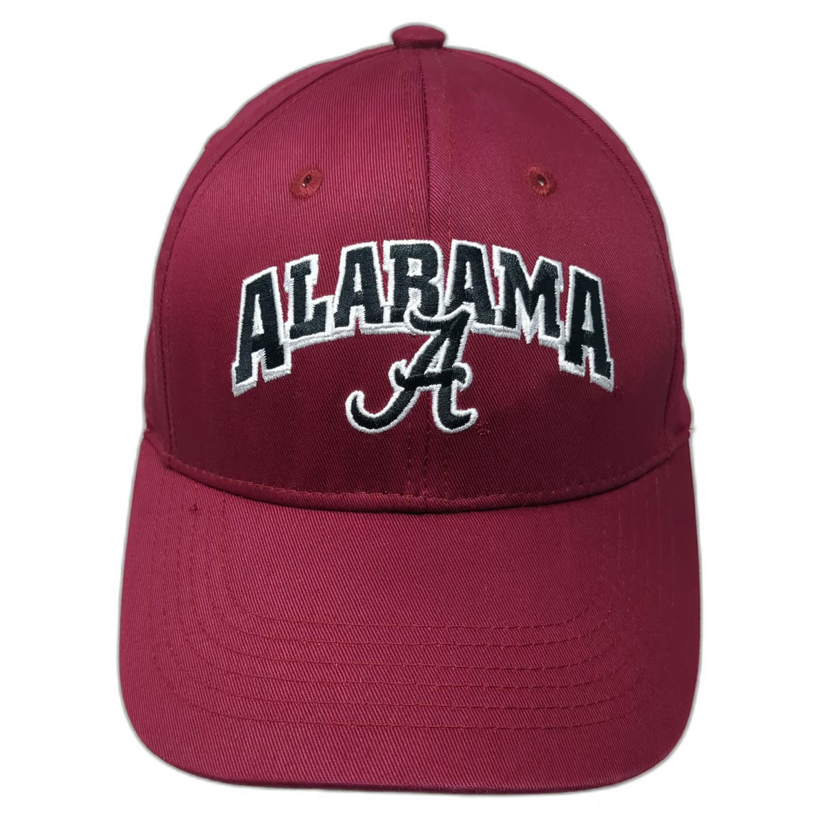 Captivating Headgear Alabama Crimson Tide NCAA Red One Size Cap Strapback Logo A