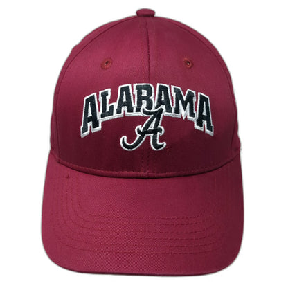 Captivating Headgear Alabama Crimson Tide NCAA Red One Size Cap Strapback Logo A