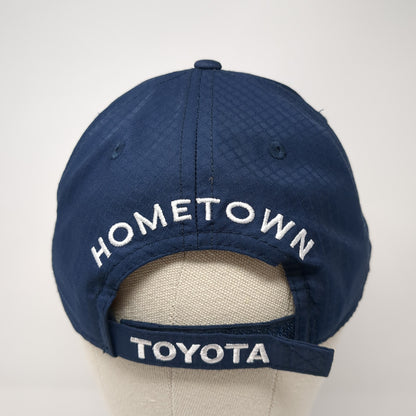 Hometown Toyota Strapback Hat Blue One Size Embroidered Solid 6 Panel
