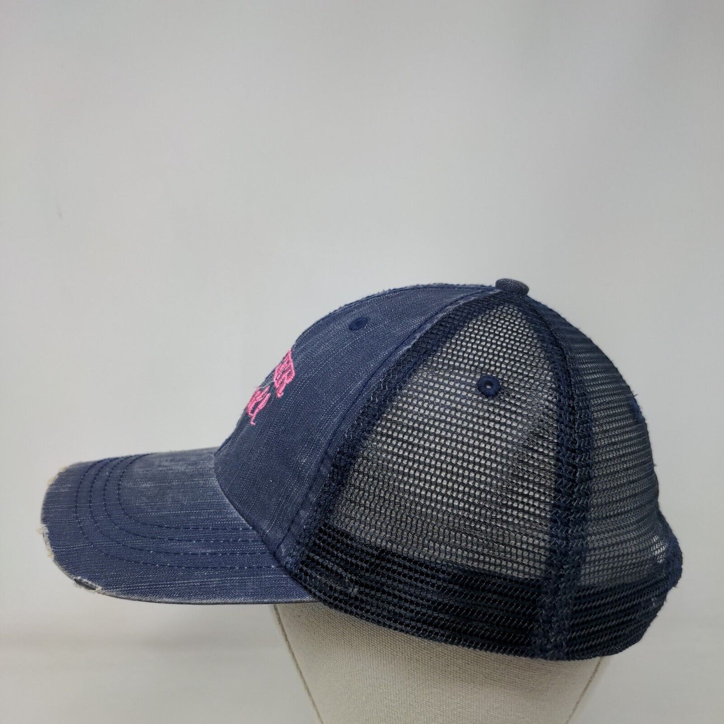 Soccer Y'all Strapback Mesh Back Trucker Hat Blue OSFA Embroidered HG