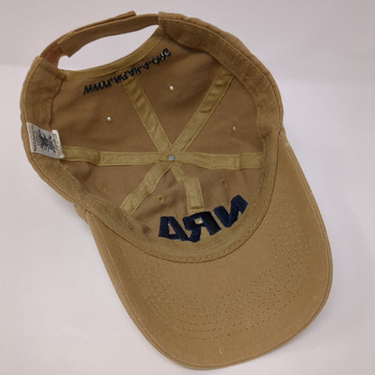 NRA Strapback Hat Tan One Size Institute For Legislative Action 6 Panel