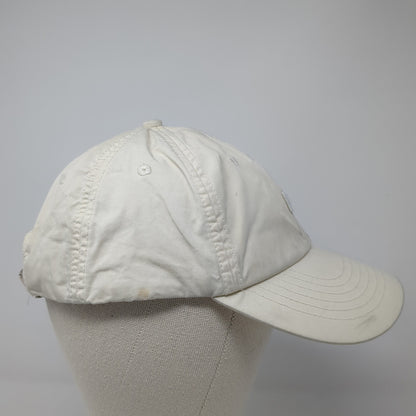 Camille Hind Golf Baseball Cap Beige One Size Adjustable Embroidered 6 Panel