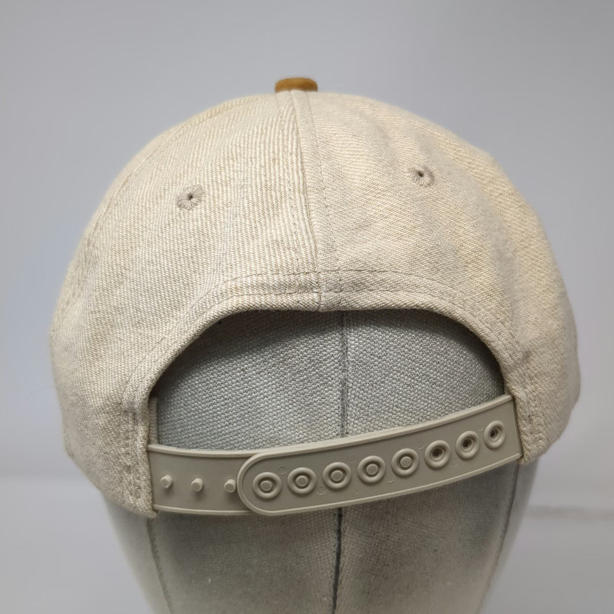 America's Legend Boise Cascade Snapback Hat Beige One Size Suede Brim Deer Fish