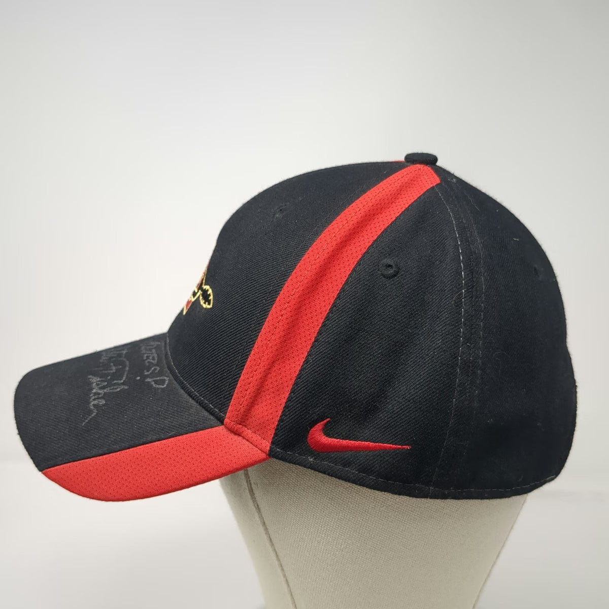 Nike San Diego State Aztecs NCAA Cap Hat Black Signed Steve Fisher Spear