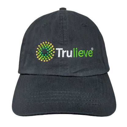 Trulieve Strapback Hat Black One Size Embroidered Vent Holes Port Authority