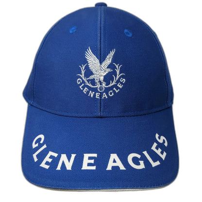 Level 4 Golf Gleneagles Scotland Logo Baseball Cap Blue One Size Slideback Hat