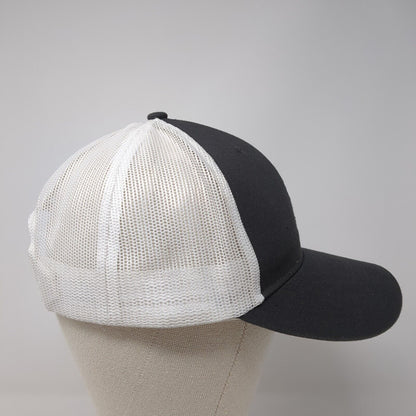 City of Good Snapback Trucker Hat Gray OS Adjustable Mesh Back Port Authority