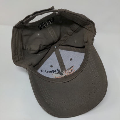 NRA Eagle Strapback Hat Brown One Size Adjustable Embroidered 6 Panel