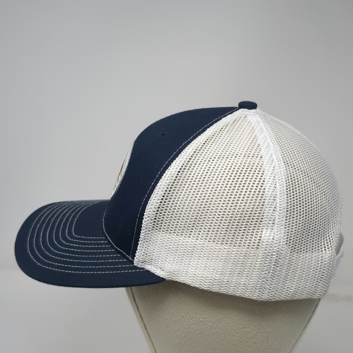 Richardson Trucker Hat Blue S Ditch Witch Industrial Logo Mesh Snapback