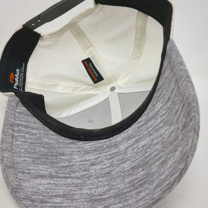 Pukka Trucker Hat Gray White One Size Tamarack Resort Patch Mesh Snapback