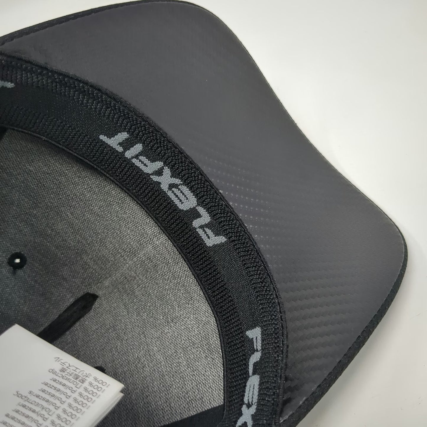 Bentley 5 Panel Black One Size Hat Flexfit Carbon Fiber Performance Polyester