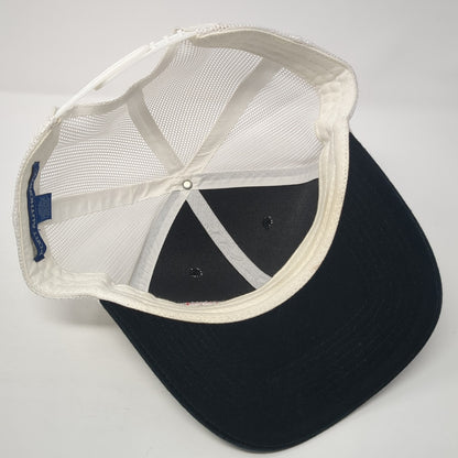 Sunroc Snapback Mesh Back Trucker Hat Black One Size Port Authority