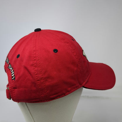 The Game Baseball Cap Red One Size YMCA 1844 Spirit Mind Body Strapback Hat