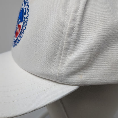 International Association of Machinists & Aerospace Snapback Hat White One Size
