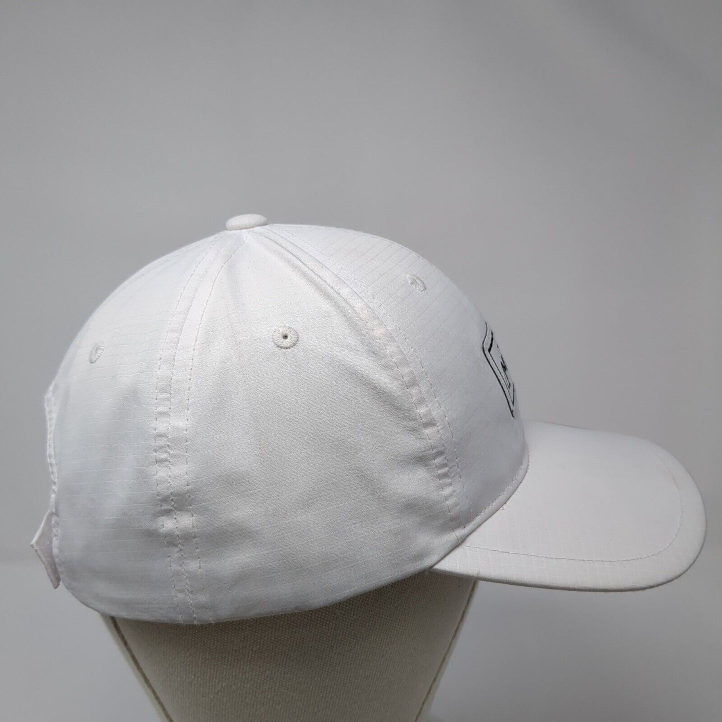 Micron Strapback Hat White One Size Adjustable Cap America Performance