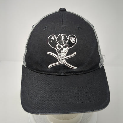Twisted X Boots Strapback Mesh Back Trucker Hat Embroidered Skull Logo