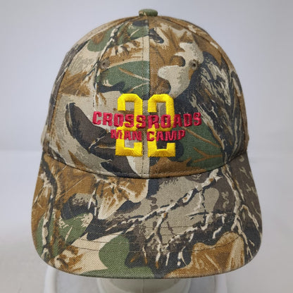 Outdoor Cap Baseball Brown Camo One Size Crossroads Man Camp Hat Embroidery Logo