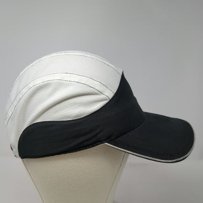 Athleta Baseball Cap White Black One Size Performance Running Mesh Logo Hat
