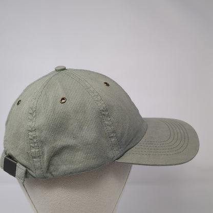 WEK Slideback Hat Green One Size Adjustable Vent Holes Solid Blank