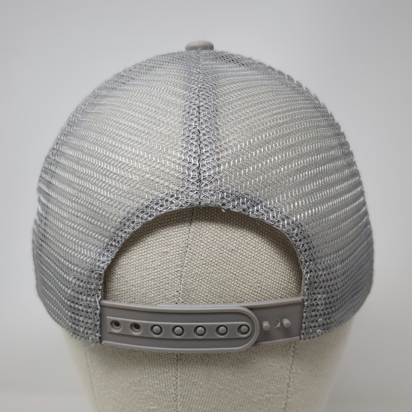Lowe's 4 PROS Trucker Hat Gray One Size Mesh Snapback Workwear Logo Employee