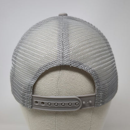 Lowe's 4 PROS Trucker Hat Gray One Size Mesh Snapback Workwear Logo Employee