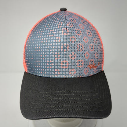 prAna Snapback Mesh Back Trucker Hat Multi One Size Geometric Adjustable