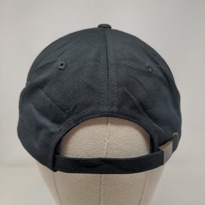 GVL Slideback Hat Black One Size Embroidered Logo Adjustable Richardson