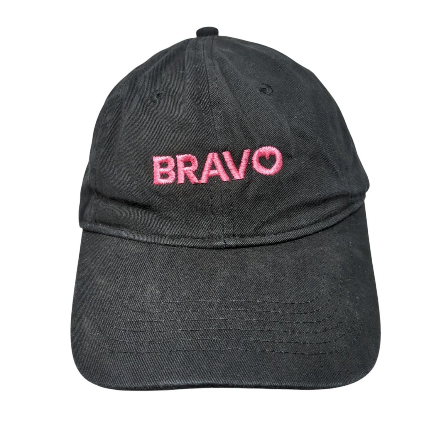 Bravo Slideback Hat Black One Size Solid Embroidered Port & Company