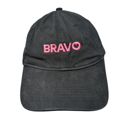 Bravo Slideback Hat Black One Size Solid Embroidered Port & Company