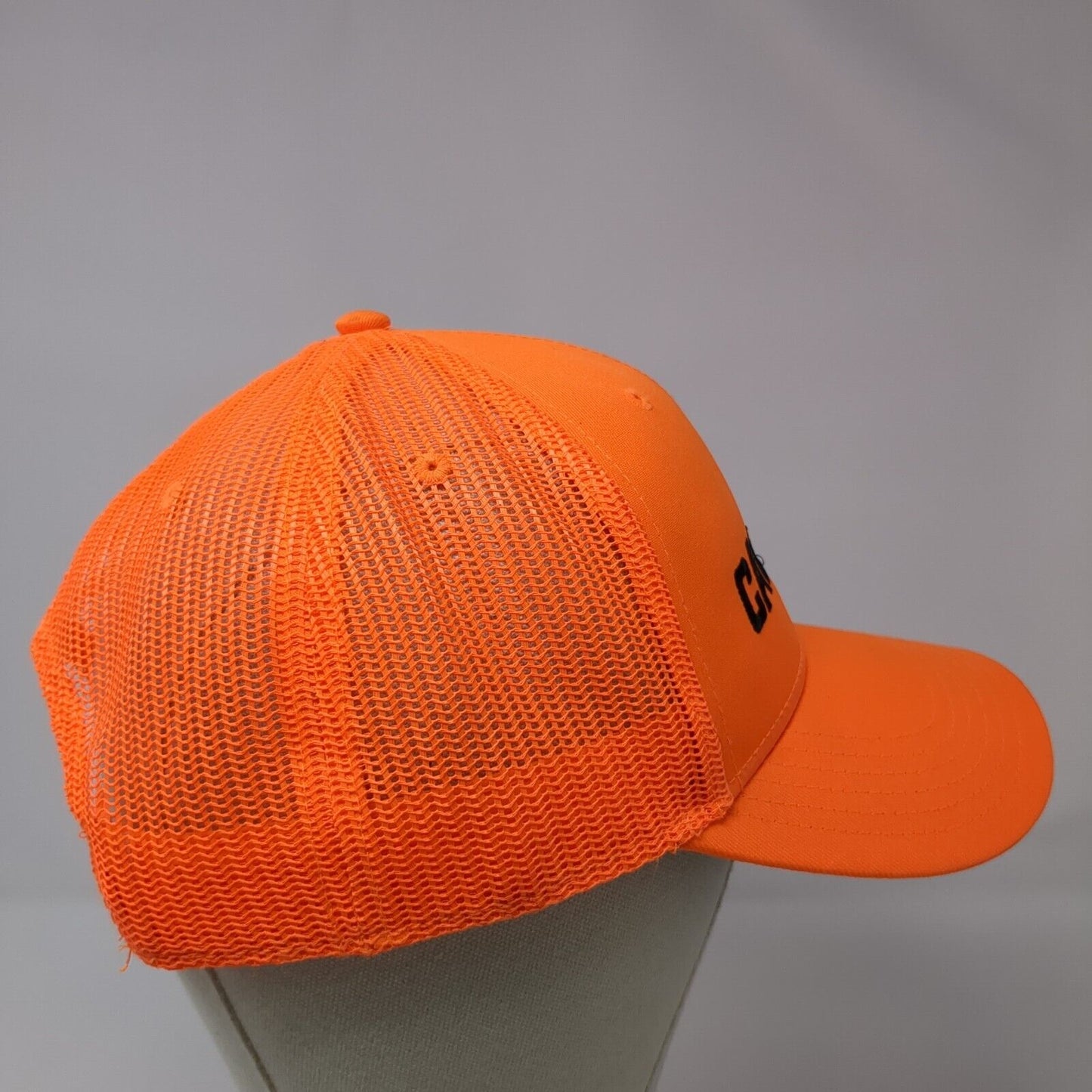 Caldwell Snapback Trucker Hat Orange One Size Adjustable Mesh Back Otto