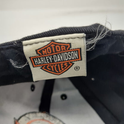 Harley-Davidson Baseball Cap Black One Size Strapback Embroidered Logo Patch Hat